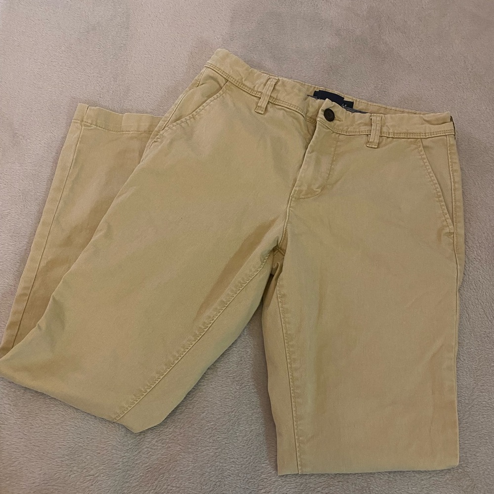 Aeropostale Men's Khaki Skinny Pants